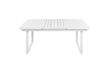 Matsalsset Beliani Valcanetto/Grosseto Vit/Grå/Silver, 6-Sits White||Grey||Silver - Hagemøbler - Hagegruppe - Spisegrupper hage