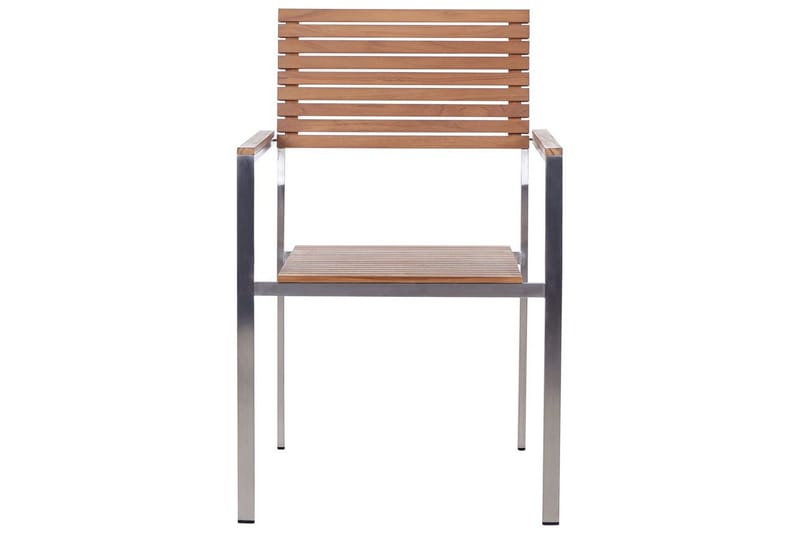 Matsalsset Beliani Viareggio Light wood - Hagemøbler - Hagegruppe - Spisegrupper hage