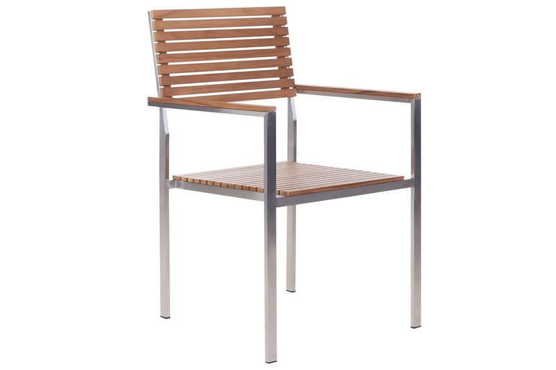 Matsalsset Beliani Viareggio Light wood - Hagemøbler - Hagegruppe - Spisegrupper hage