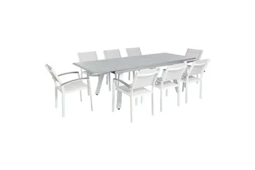 Matsalsset Beliani Pereta Light grey - Hagemøbler - Hagegruppe - Spisegrupper hage
