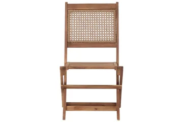 Matsalsset Beliani Paraggi 4-Sits Light wood - Hagemøbler - Hagegruppe - Spisegrupper hage