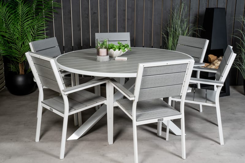 Parma Spisegruppe + 6 Levels stoler - Hagemøbler - Hagegruppe - Spisegrupper hage
