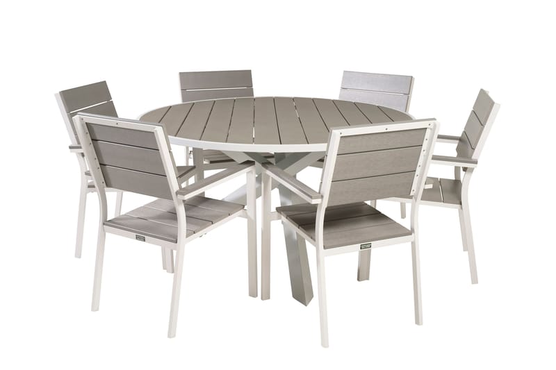 Parma Spisegruppe + 6 Levels stoler - Hagemøbler - Hagegruppe - Spisegrupper hage