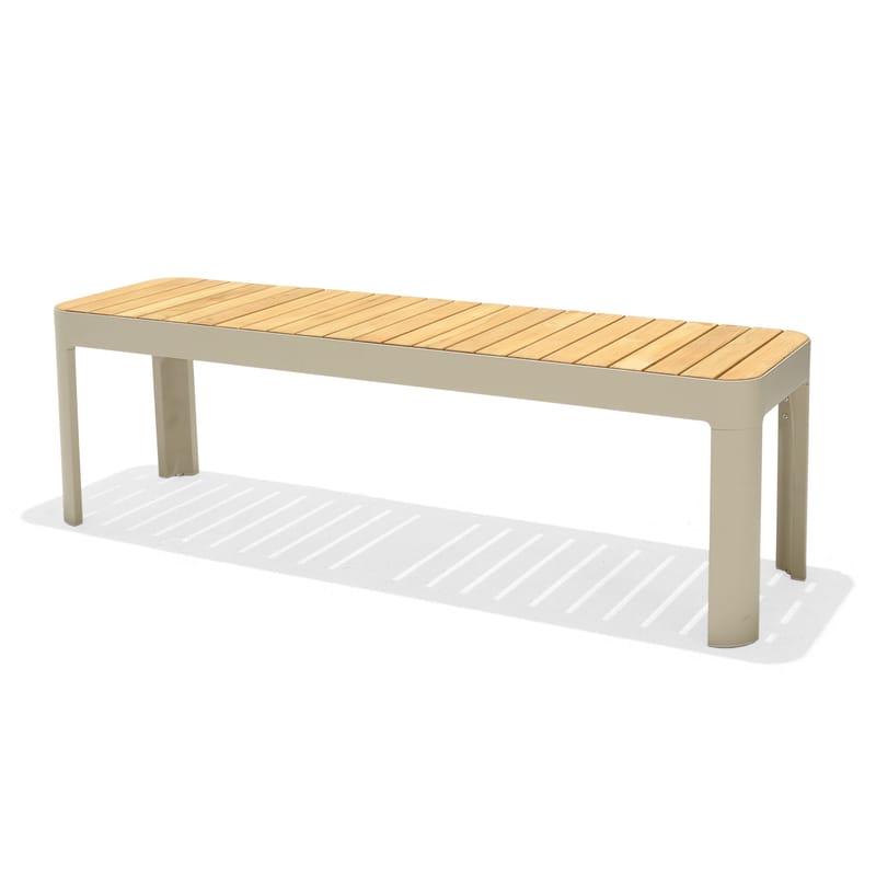 Portals Balkongsett bord + benk 140 cm - Beige/Tre - Hagemøbler - Hagegruppe - Spisegrupper hage