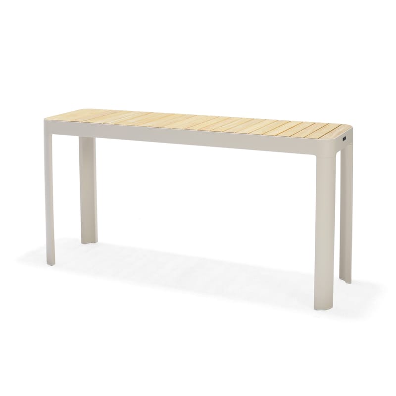 Portals Balkongsett bord + benk 140 cm - Beige/Tre - Hagemøbler - Hagegruppe - Spisegrupper hage