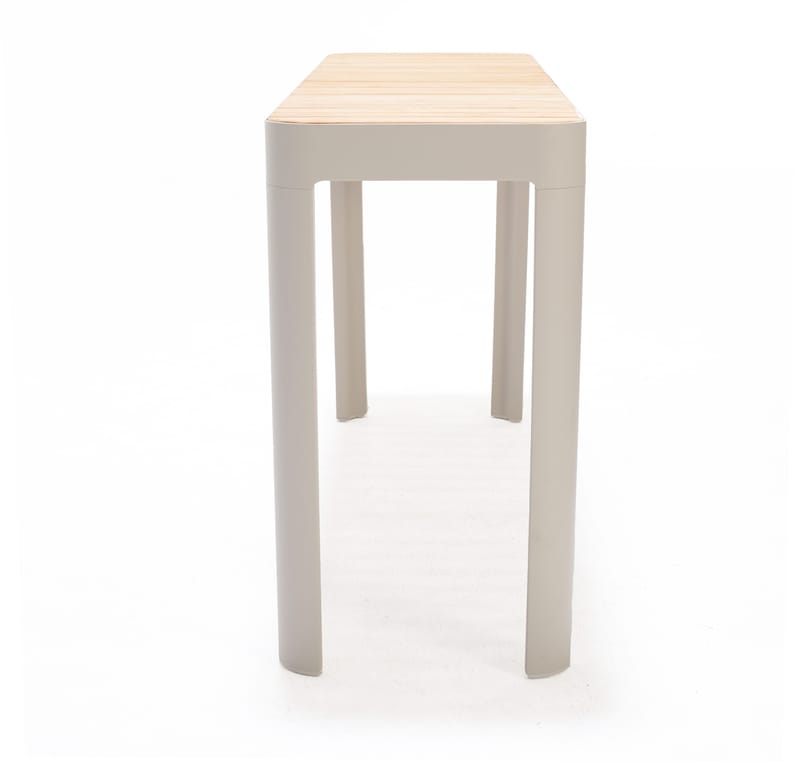 Portals Balkongsett bord + benk 140 cm - Beige/Tre - Hagemøbler - Hagegruppe - Spisegrupper hage