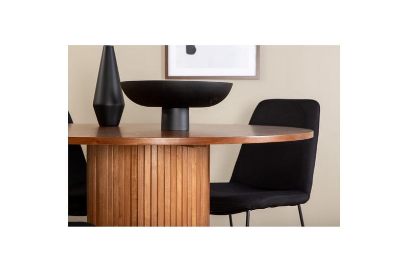 Rundt spisesett Bianca, Muce - 100x75 - Hagemøbler - Hagegruppe - Spisegrupper hage