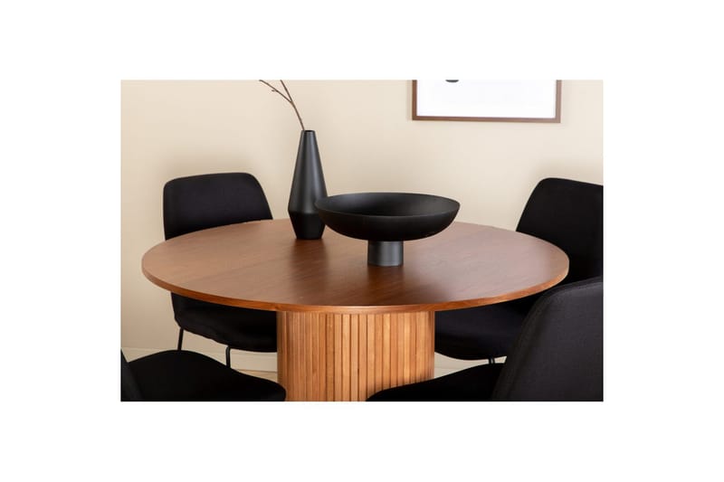 Rundt spisesett Bianca, Muce - 100x75 - Hagemøbler - Hagegruppe - Spisegrupper hage