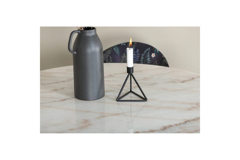 Rundt spisesett Estelle Svart, Vault - Grønn - Hagemøbler - Hagegruppe - Spisegrupper hage