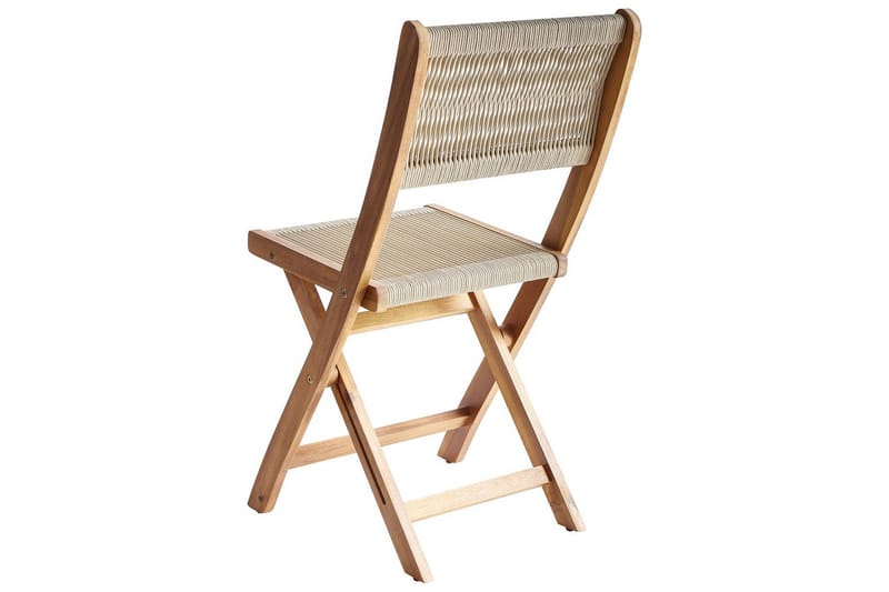 Sammenleggbare utem�øbler Prossedi - Beige, Lys Tre - Hagemøbler - Hagegruppe - Spisegrupper hage