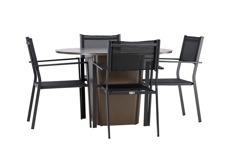 Santa Fe Spisegruppe + 4 Copacabana stoler - Hagemøbler - Hagegruppe - Spisegrupper hage