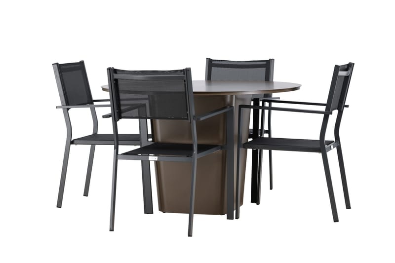 Santa Fe Spisegruppe + 4 Copacabana stoler - Hagemøbler - Hagegruppe - Spisegrupper hage