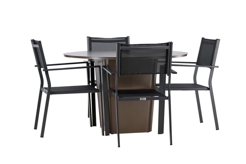 Santa Fe Spisegruppe + 4 Copacabana stoler - Hagemøbler - Hagegruppe - Spisegrupper hage