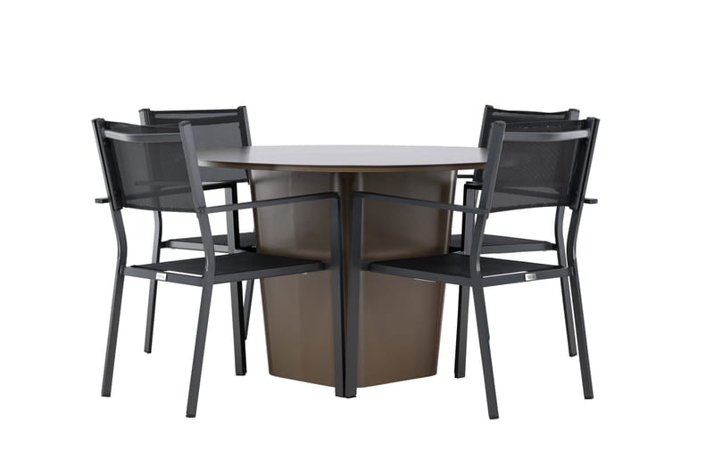 Santa Fe Spisegruppe + 4 Copacabana stoler - Hagemøbler - Hagegruppe - Spisegrupper hage