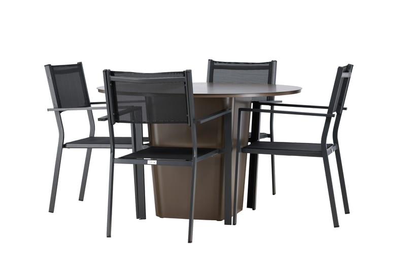 Santa Fe Spisegruppe + 4 Copacabana stoler - Hagemøbler - Hagegruppe - Spisegrupper hage