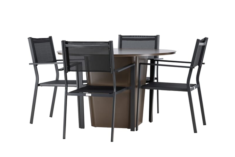 Santa Fe Spisegruppe + 4 Copacabana stoler - Hagemøbler - Hagegruppe - Spisegrupper hage