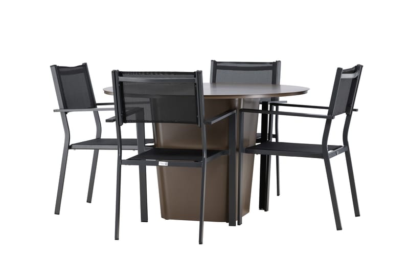 Santa Fe Spisegruppe + 4 Copacabana stoler - Hagemøbler - Hagegruppe - Spisegrupper hage