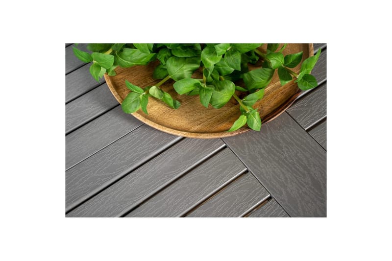 Spisegruppe Albany Rektangulært 125/210x90 cm Hvit / Grå med Break Stoler 6 stk - 6 stk - Hagemøbler - Hagegruppe - Spisegrupper hage