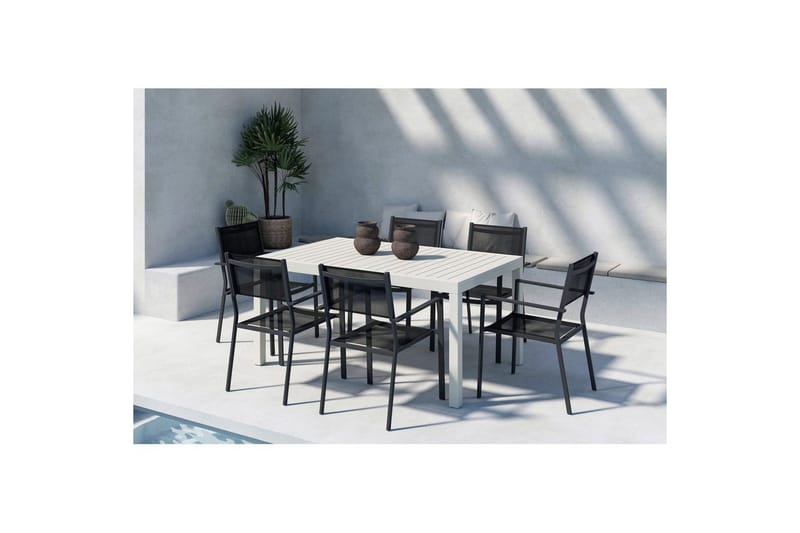 Spisegruppe Capo, Copacabana - Beige - Hagemøbler - Hagegruppe - Spisegrupper hage