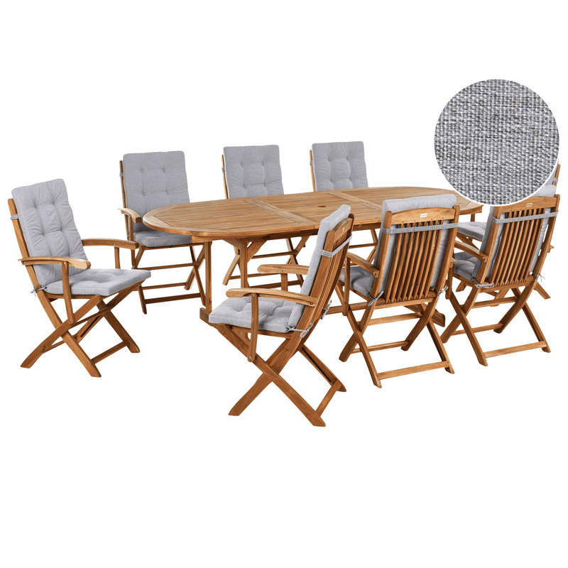 Spisegruppe Maui Premium, Gråmelert