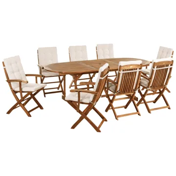 Spisegruppe Maui Premium - Lys beige - Hagemøbler - Hagegruppe - Spisegrupper hage