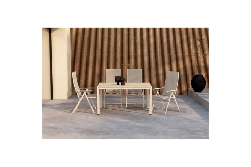 Spisegruppe Mirko 140x80x74, Levanzo, Beige