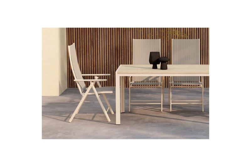Spisegruppe Mirko 140x80x74, Levanzo - Beige - Hagemøbler - Hagegruppe - Spisegrupper hage