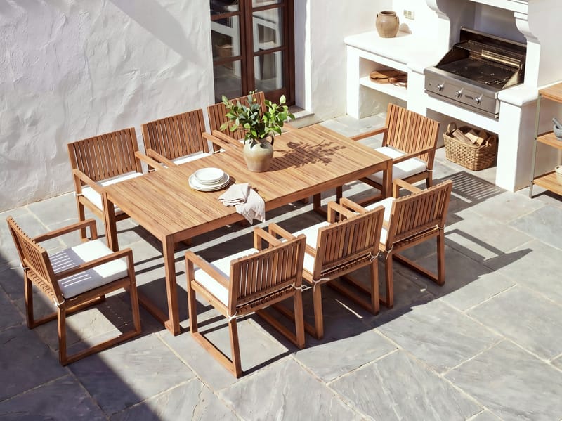 Spisegruppe Sassari II Premium - Off-White - Hagemøbler - Hagegruppe - Spisegrupper hage