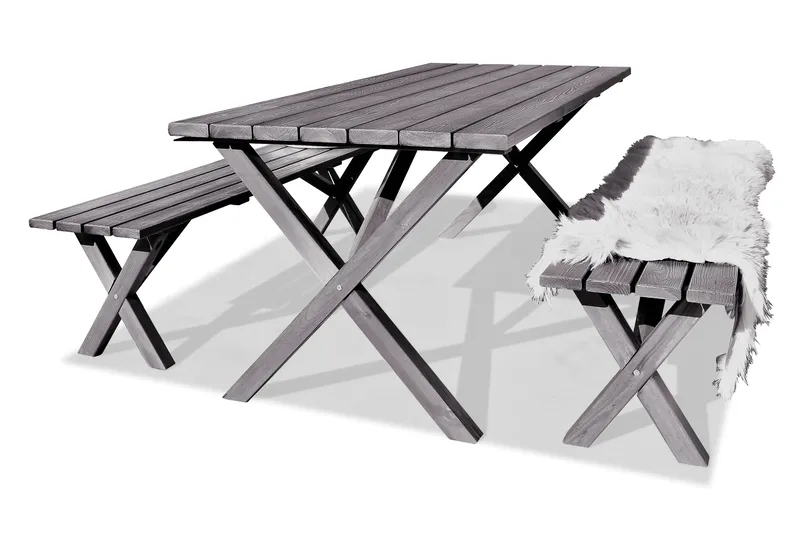 Spisegruppe Scottsdale Fasta 190 + 6 Kungshamn Stol Shabby C, KWA