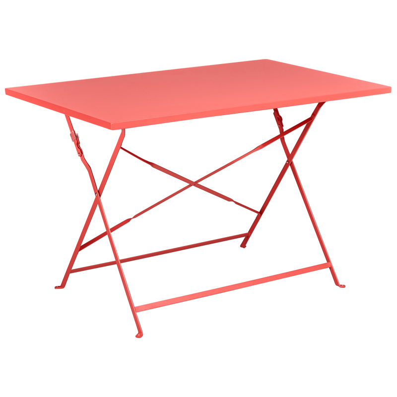 Spisegruppe utendørs 4-seter Fiori - rød - Hagemøbler - Hagegruppe - Spisegrupper hage