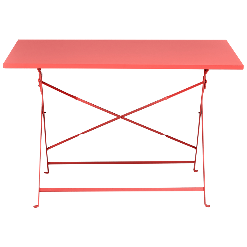 Spisegruppe utendørs 4-seter Fiori - rød - Hagemøbler - Hagegruppe - Spisegrupper hage