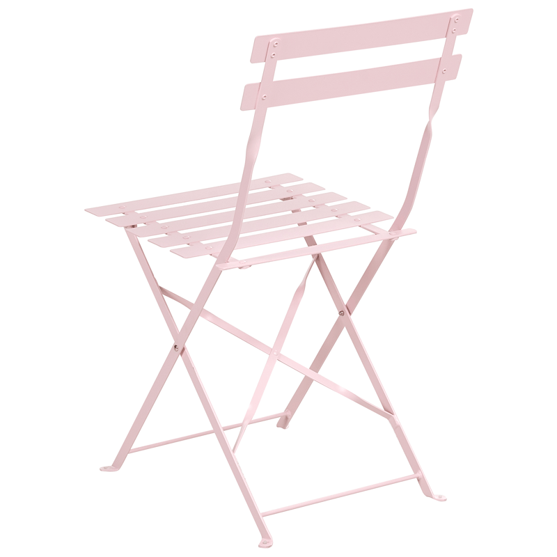 Spisegruppe utendørs 4-seter Fiori sammenleggbar - pastellrosa - Hagemøbler - Hagegruppe - Spisegrupper hage