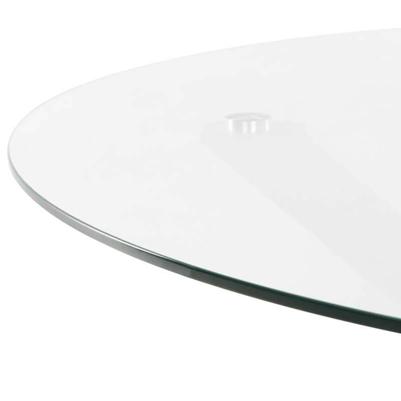 Spisegruppe utendørs 4-seter Maletto/Busseto - hvit/grå/transparent/brun - Hagemøbler - Hagegruppe - Spisegrupper hage