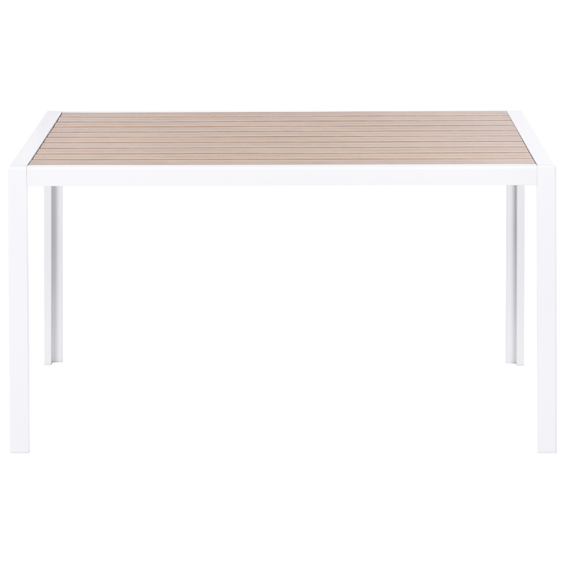 Spisegruppe utendørs 4-seter Visso - hvit/grå/beige - Hagemøbler - Hagegruppe - Spisegrupper hage