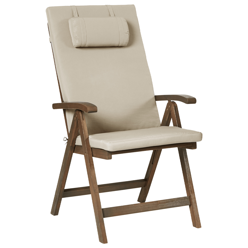 Spisegruppe utendørs 6-seter Amantea Premium akasietre - Brun/Taupe - Hagemøbler - Hagegruppe - Spisegrupper hage