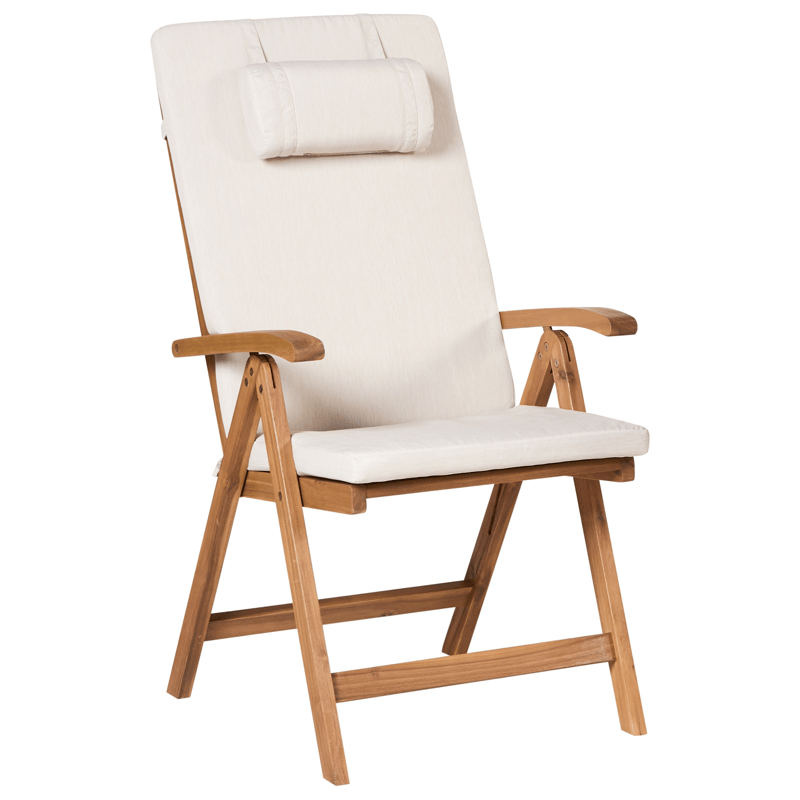 Spisegruppe utendørs 6-seter Java Premium akasietre - Brun/Lys beige - Hagemøbler - Hagegruppe - Spisegrupper hage