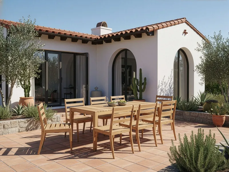 Spisegruppe utendørs 8-seter Chioggia akasietre - brun - Hagemøbler - Hagegruppe - Spisegrupper hage