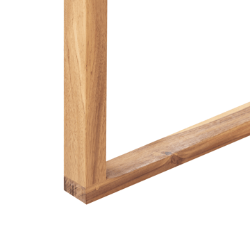 Spisegruppe utendørs 8-seter Sassari Premium med puter akasietre - Brun/Beige - Hagemøbler - Hagegruppe - Spisegrupper hage