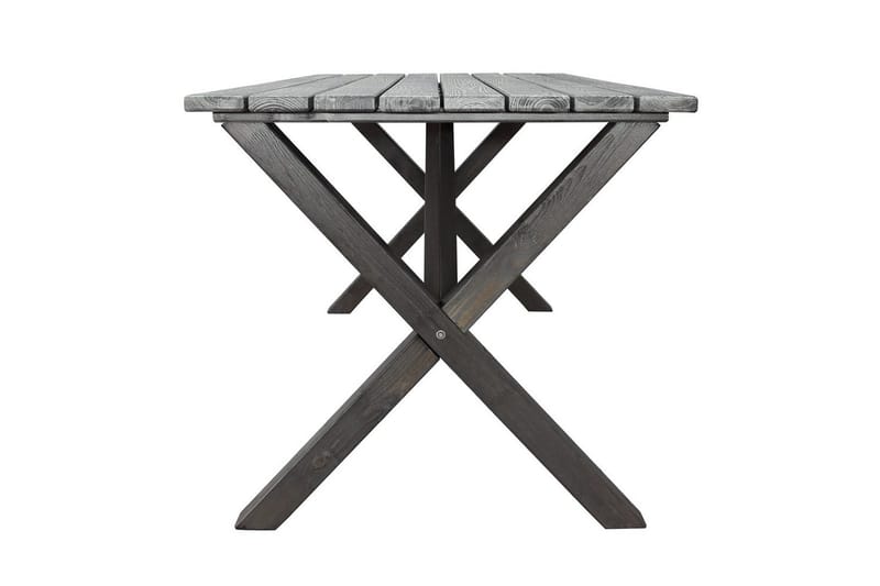 Utendørs møbelgruppe 150 cm bord & 4 Belize naturlig stoler Grå - Grå - Hagemøbler - Hagegruppe - Spisegrupper hage