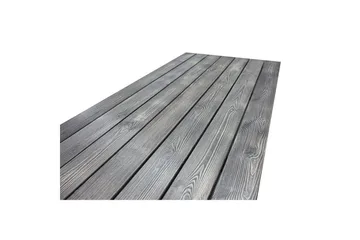 Utendørs møbelgruppe 190 cm Bord & 6 Belize grå stoler Grå - Grå - Hagemøbler - Hagegruppe - Spisegrupper hage
