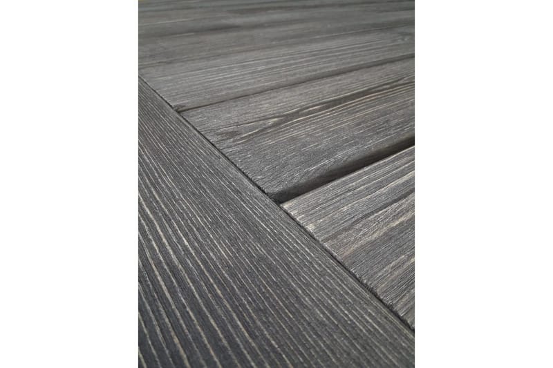 Utendørs møbelgruppe 220 cm bord 26 6 Belize naturstoler Grå - Grå - Hagemøbler - Hagegruppe - Spisegrupper hage