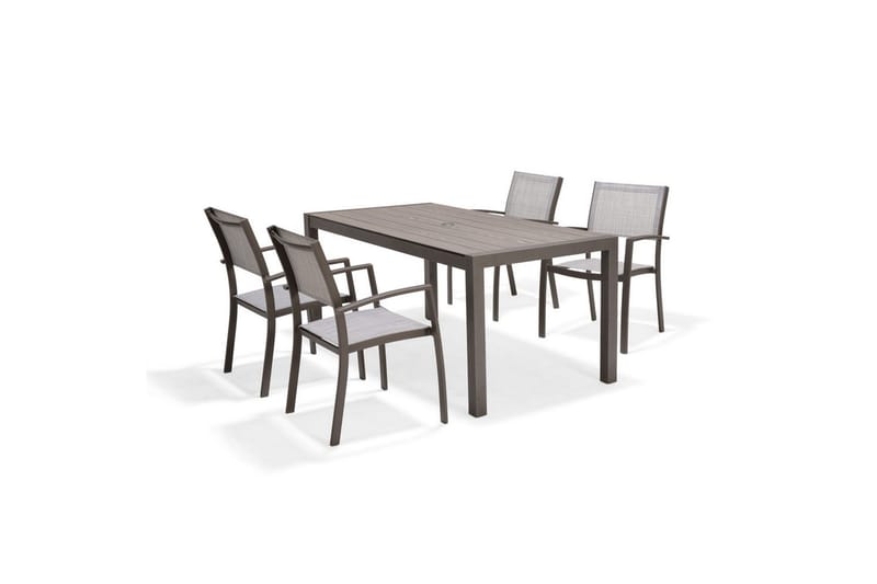 Utendørs møbelgruppe Lifestyle Garden Solana 163 cm 4 Carver stoler - 4 Carver stoler - Hagemøbler - Hagegruppe - Spisegrupper hage