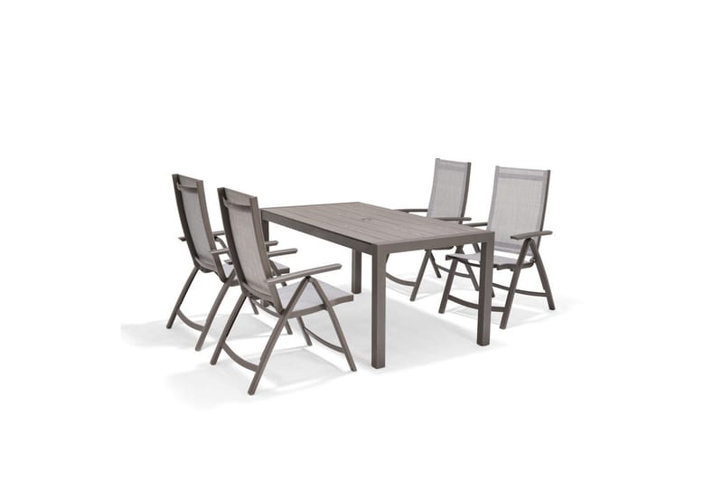 Utendørs møbelgruppe Lifestyle Garden Solana 163 cm 4 posisjonsstoler - 4 posisjonsstoler - Hagemøbler - Hagegruppe - Spisegrupper hage