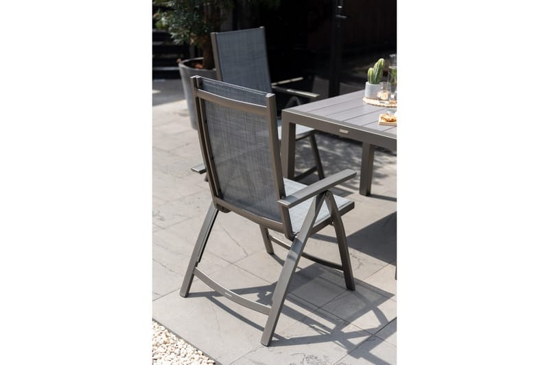 Utendørs møbelgruppe Lifestyle Garden Solana 163 cm 4 posisjonsstoler - 4 posisjonsstoler - Hagemøbler - Hagegruppe - Spisegrupper hage