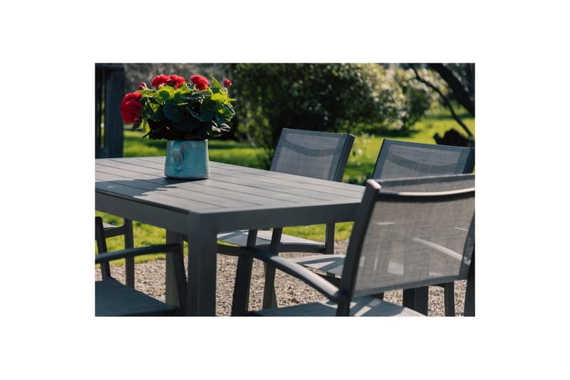 Utendørs møbelgruppe Lifestyle Garden Solana 163 cm 6 snekkerstoler - 6 snekkerstoler - Hagemøbler - Hagegruppe - Spisegrupper hage