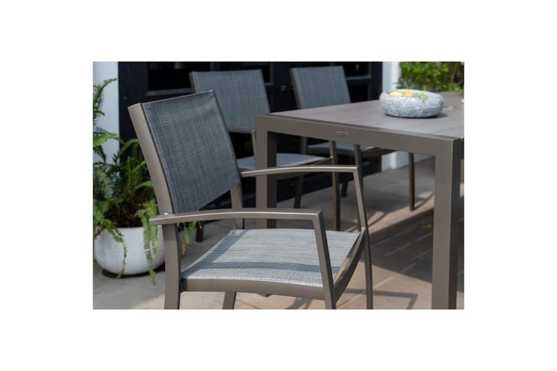 Utendørs møbelgruppe Lifestyle Garden Solana 163 cm 6 snekkerstoler - 6 snekkerstoler - Hagemøbler - Hagegruppe - Spisegrupper hage