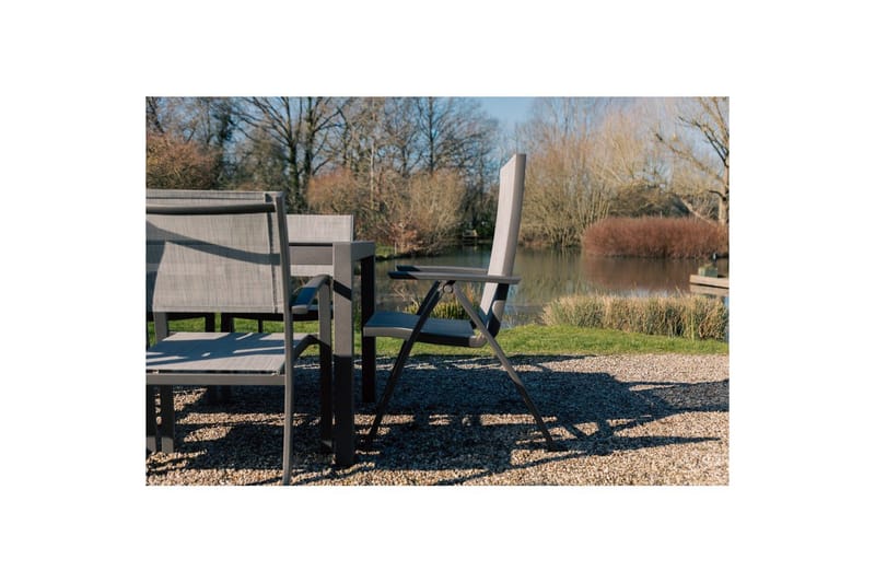 Utendørs møbelgruppe Lifestyle Garden Solana 201 cm 6 carver stoler + 2 posisjons stoler - 6 carver stoler + 2 posisjons stoler - Hagemøbler - Hagegruppe - Spisegrupper hage