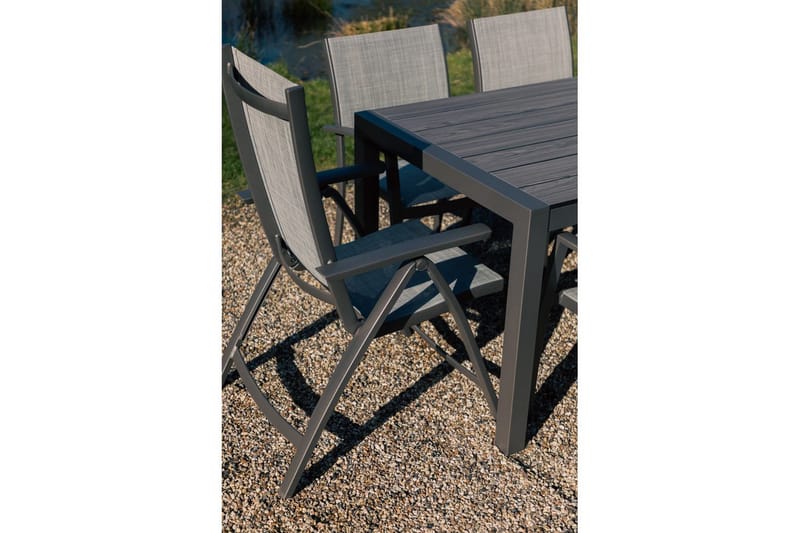 Utendørs møbelgruppe Lifestyle Garden Solana 201 cm 6 carver stoler + 2 posisjons stoler - 6 carver stoler + 2 posisjons stoler - Hagemøbler - Hagegruppe - Spisegrupper hage