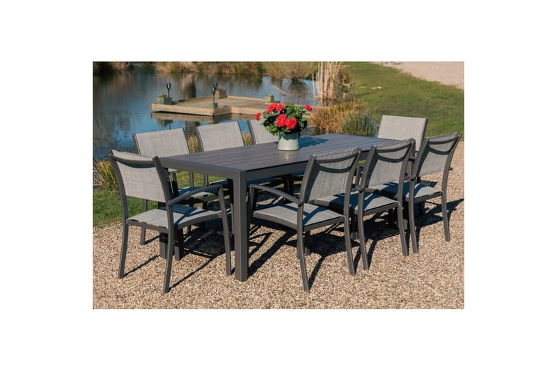 Utendørs møbelgruppe Lifestyle Garden Solana 201 cm 8 carver stoler - 8 carver stoler - Hagemøbler - Hagegruppe - Spisegrupper hage