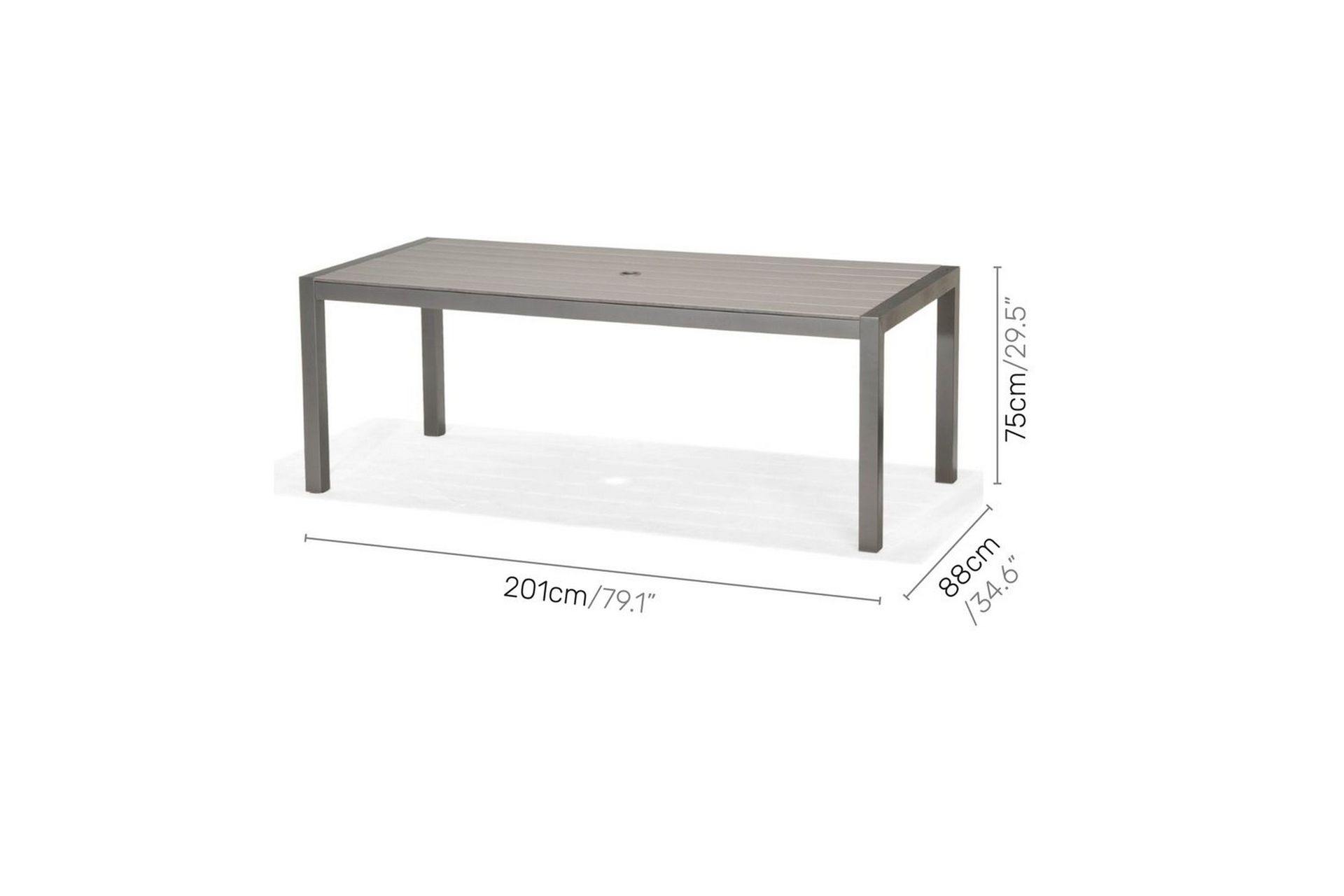 Utendørs møbelgruppe Lifestyle Garden Solana 201 cm 8 carver stoler - 8 carver stoler - Hagemøbler - Hagegruppe - Spisegrupper hage